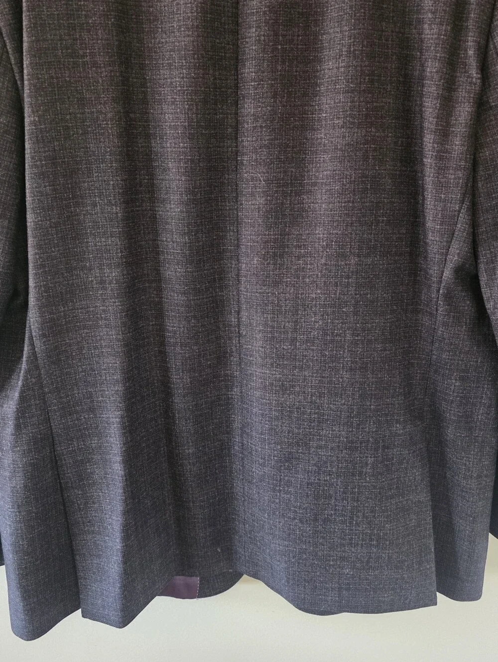NWOT Savile Row Gold Napoli SPJ Gray Plaid Wool Blazer Size 48R Old Money Preppy